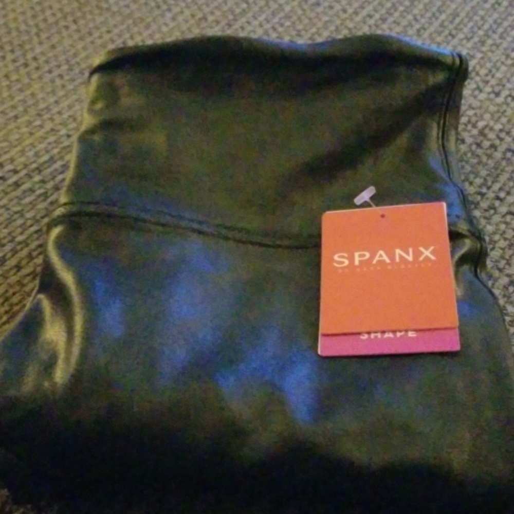 Spanx Faux Leather Leggings